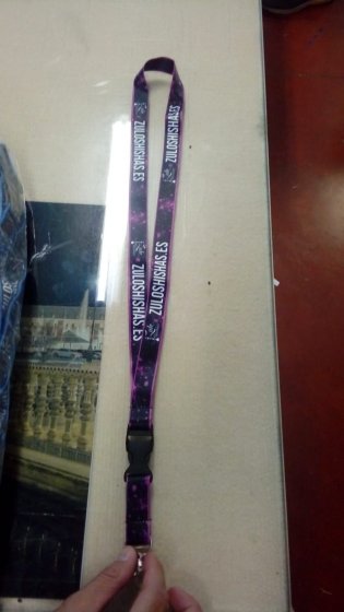 Lanyard personalizados en sublimaci&oacute;n. Zulo shisshas. Dos Hermanas Sevilla.