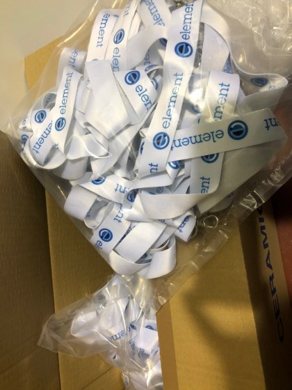 Lanyard serigrafiado para Element en Sevilla