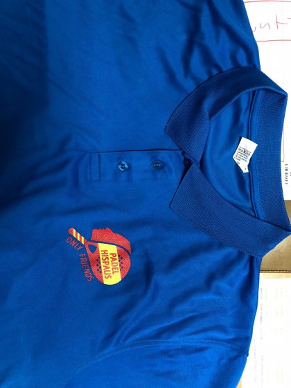 Polo técnico serigrafiado. Club de padel Híspalis Sevilla