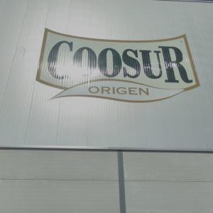 Rotulación de frente fachada en vinilos especiales al exterior. Coosur Aceites La Española en Vilches Jaén