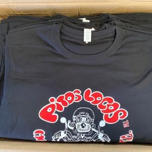 Camisetas personalizadas en serigrafía. Motoclub Pitos Locos de Bellavista Sevilla.