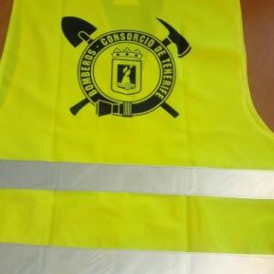 Chalecos reflectantes de seguridad para en consorcio de Bomberos de Tenerife.