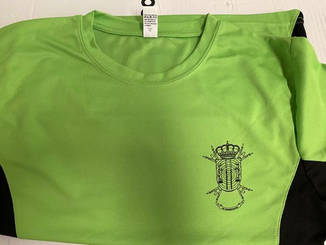 Camiseta t&eacute;cnica serigrafiada a 1 tinta. Batall&oacute;n de Transmisiones 22 de Sevilla