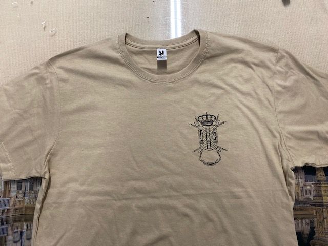Camiseta técnica serigrafiada a 1 tinta. Batallón de Transmisiones 22 de Sevilla