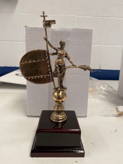 Giraldillo en bronce de 26 cm Sevilla.