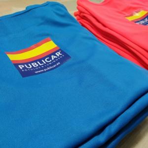 Petos personalizados con transfer texil a color. Sevilla.