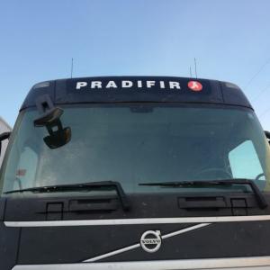 Rotulación de camión en vinilo de corte. Padrifir en Sevilla.