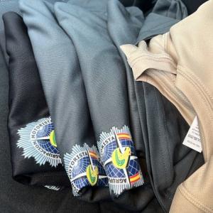 Camiseta técnica con grabación en transfer textil, para la Agrupación Motorista Cota Cero Sevilla.