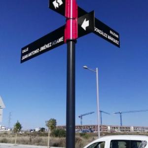 Cartelería personalizada para el Ayuntamiento de Dos Hermanas Sevilla.