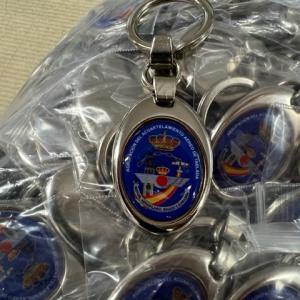 Llaveros para la Seada del Ej&eacute;rcito del Aire en Sevilla.