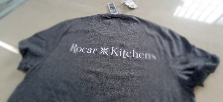 Camisetas en transfer para Equipamiento Rocar en Dos Hermanas Sevilla. 