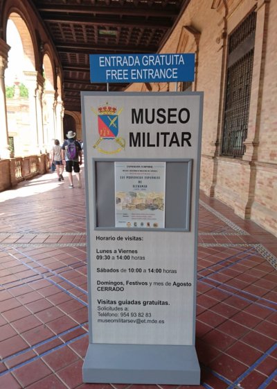 T&oacute;tem a medida para el Museo de Historia Militar de Sevilla.