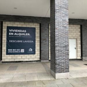 Lonas promoción inmobiliaria para Deacapital en Entrenúcleos Dos Hermanas Sevilla.