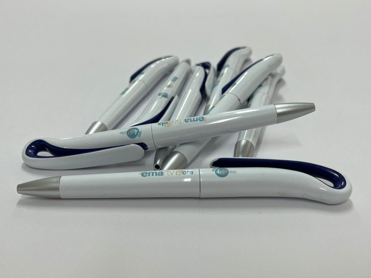 Bol&iacute;grafo grabados en impresi&oacute;n digital directa. Para EMA RTV en Sevilla.