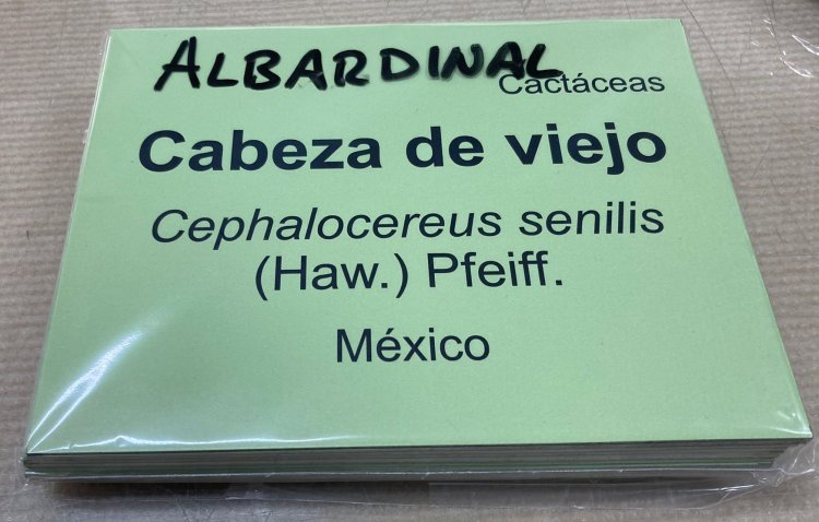 Cartel en aluminio impreso y lacado para jardines bot&aacute;nicos de la Junta de Andaluc&iacute;a.