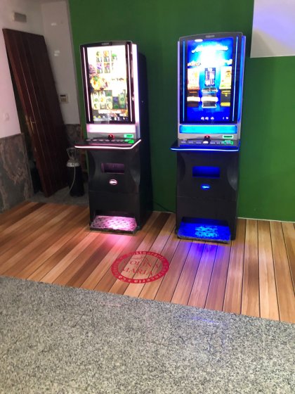 Rotulación de suelo para decoración.