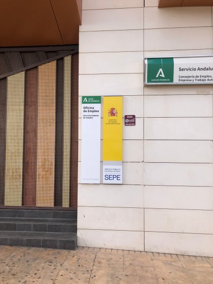 R&oacute;tulo Sepe homologado Junta de Andaluc&iacute;a.