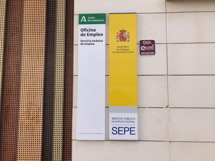 R&oacute;tulo Sepe homologado Junta de Andaluc&iacute;a.