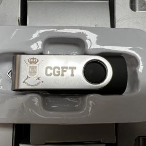 Pendrive de 32 GB grabado a l&aacute;ser para el Curatel General de la Fuerza Terrestre. Futer Sevilla.