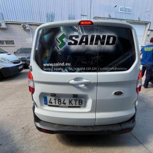 Rotulación de Furgoneta para Saind en Sevilla.