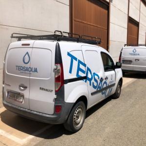 Rotulación Furgoneta en vinilo de corte para Tersaqua Sevilla